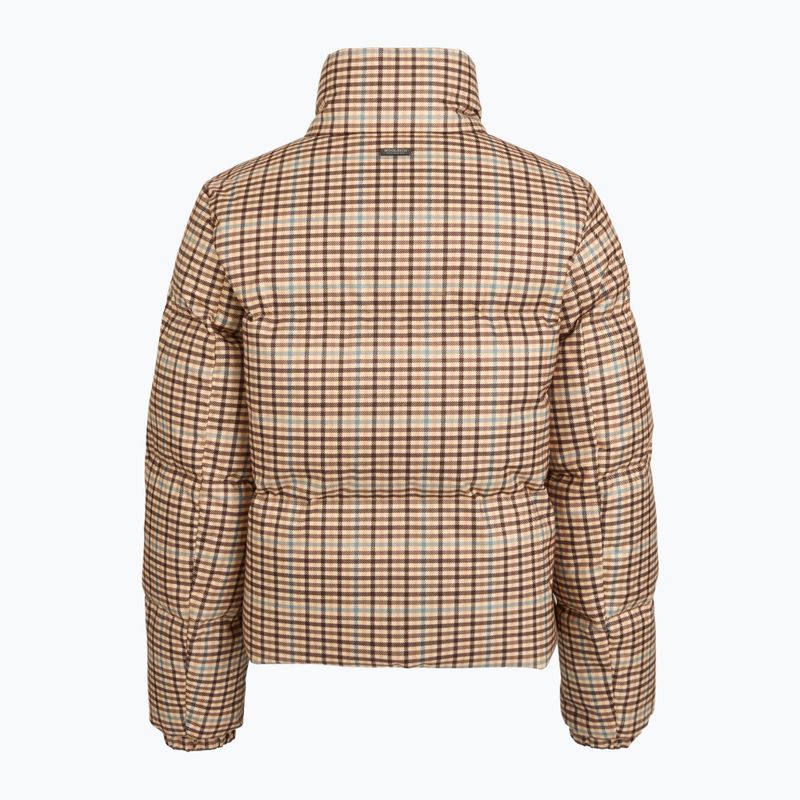 Geacă pentru femei Woolrich Printed Wool beige check 2