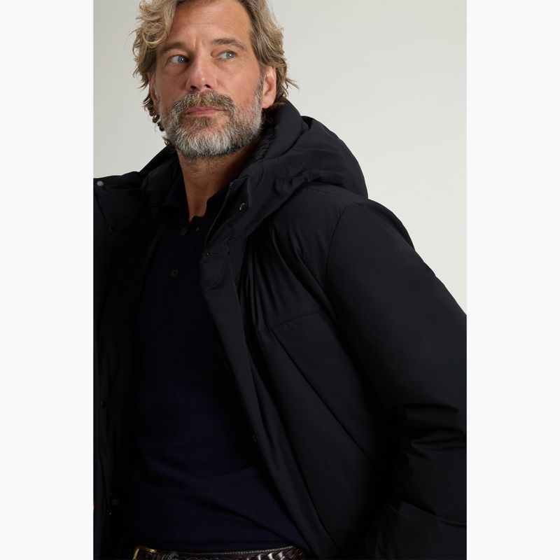 Geacă pentru bărbați Kurtka Woolrich Matt Stretch Teton Puffer black 4