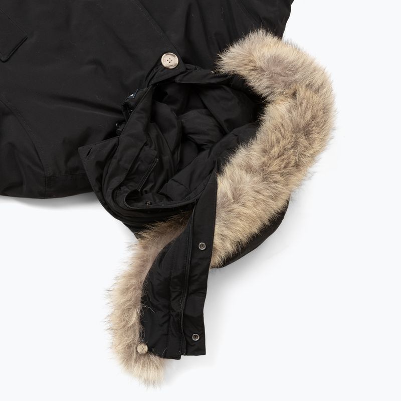 Geacă izolată pentru bărbați Woolrich Arctic Detachable Fur Anorak black 7