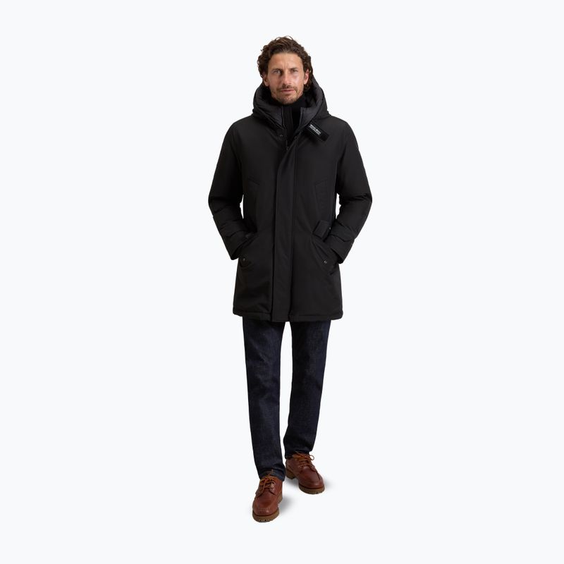 Palton căptușit pentru bărbați Woolrich Polar High Collar Parka black 2