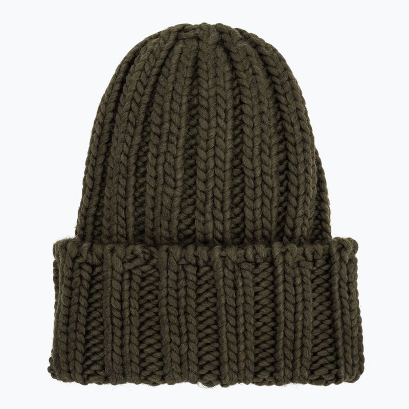 Căciulă de iarnă pentru femei Woolrich Chunky Beanie dark green 2