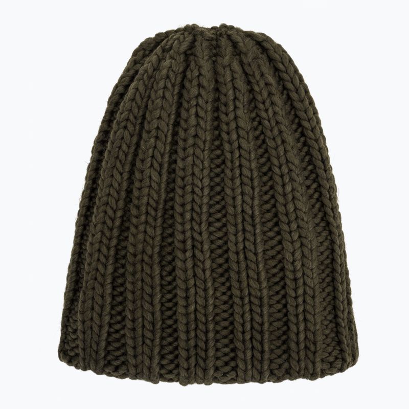 Căciulă de iarnă pentru femei Woolrich Chunky Beanie dark green 4