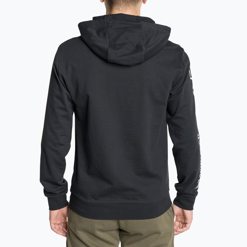 EA7 Emporio Armani Emporio Armani Train Logo Series Hoodie Extended Logo Coft blu noapte albastră/albastră cu logo-ul bluză de bărbați 2