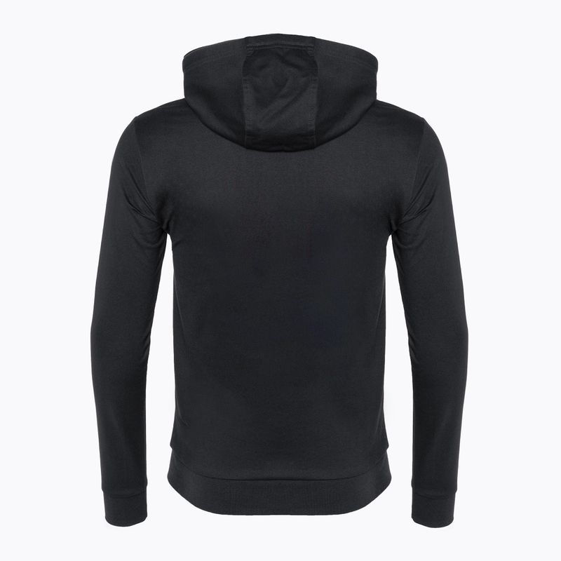EA7 Emporio Armani Emporio Armani Train Logo Series Hoodie Extended Logo Coft blu noapte albastră/albastră cu logo-ul bluză de bărbați 6