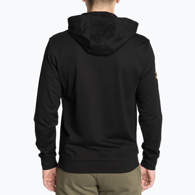 EA7 Emporio Armani Emporio Armani Train Logo Series Hoodie Extended Logo Coft negru/aur tricou cu logo negru/auriu pentru bărbați 2