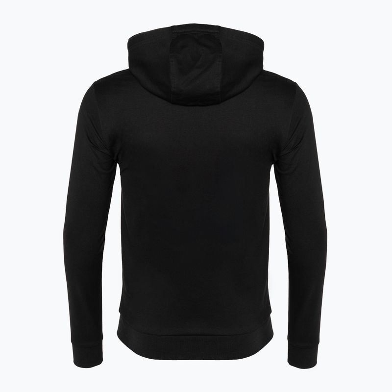 EA7 Emporio Armani Emporio Armani Train Logo Series Hoodie Extended Logo Coft negru/aur tricou cu logo negru/auriu pentru bărbați 6