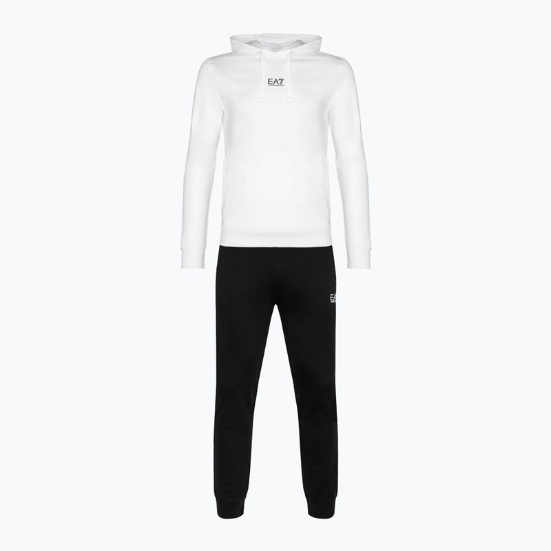 Trening pentru bărbați EA7 Emporio Armani Train Core ID Hoodie Coft white/black