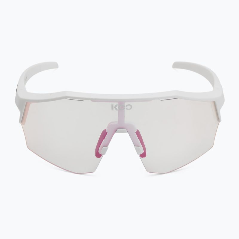 Ochelari de soare Koo Alibi white matt/photochromic fuchsia 3