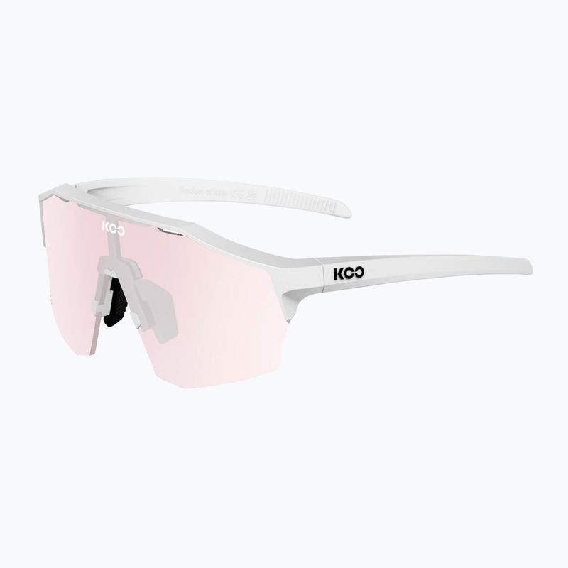 Ochelari de soare Koo Alibi white matt/photochromic fuchsia 2