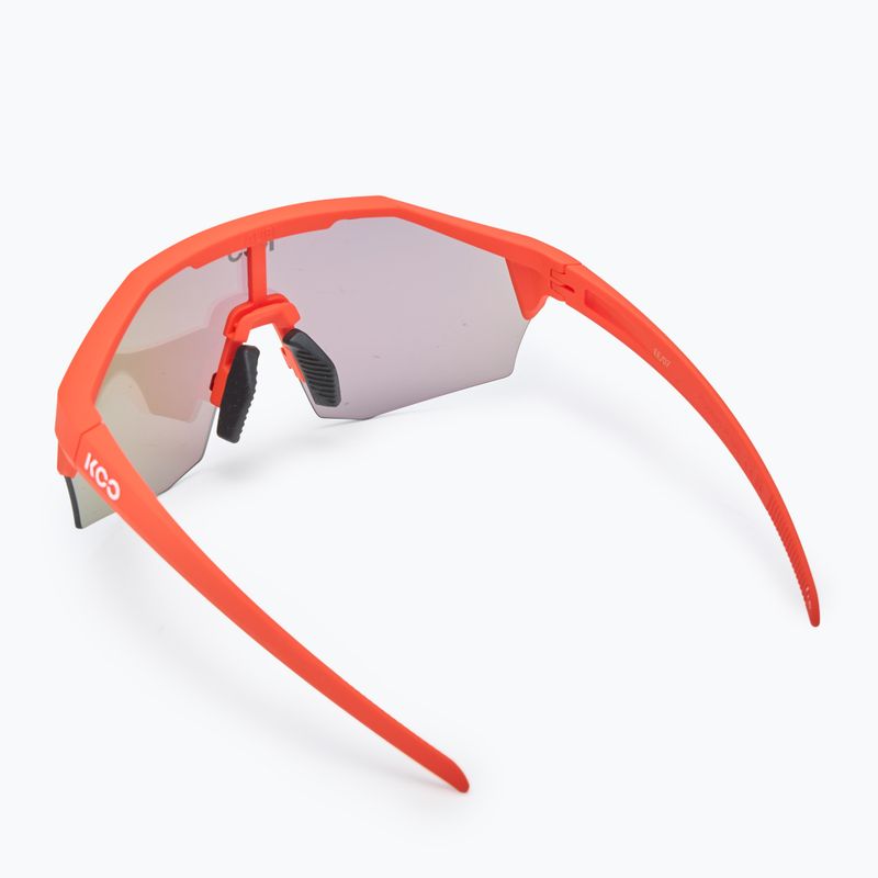 Ochelari de soare Koo Alibi orange matt/green mirror 2