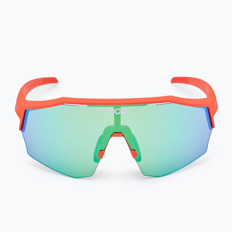 Ochelari de soare Koo Alibi orange matt/green mirror 3