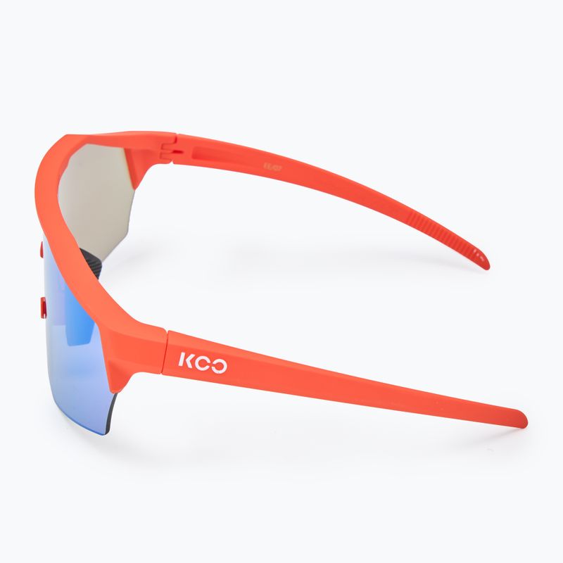 Ochelari de soare Koo Alibi orange matt/green mirror 4
