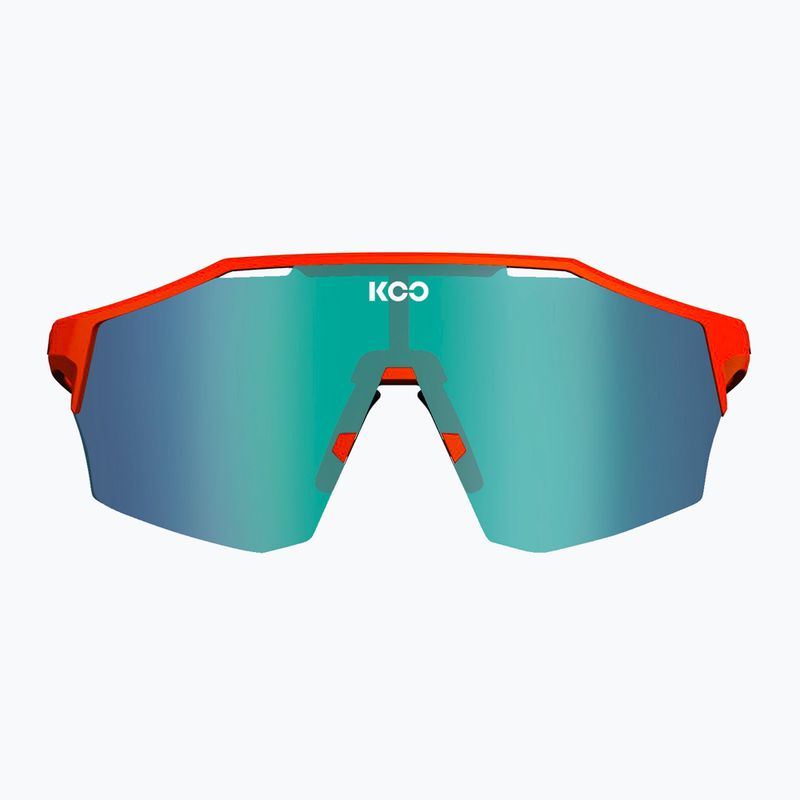 Ochelari de soare Koo Alibi orange matt/green mirror 6