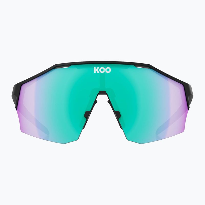 Ochelari de soare Koo Alibi black matt/green photochromic mirror 2
