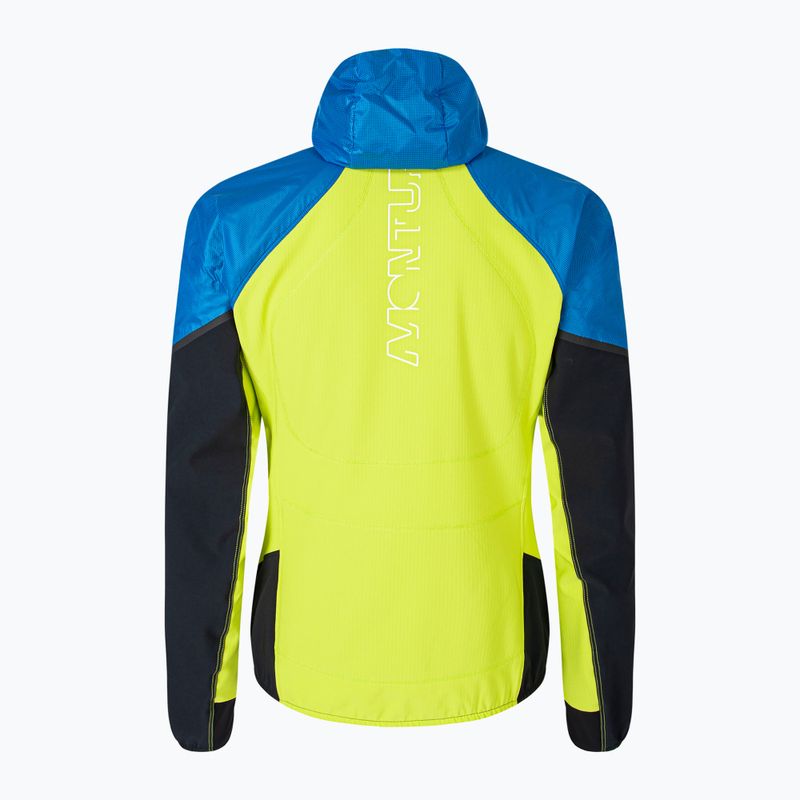 Geacă hibrid pentru bărbați Montura Insight Plus Hybrid celeste/verde lime 2