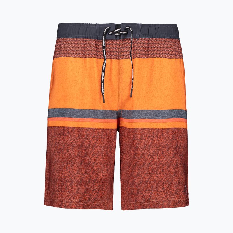 Pantaloni scurți de baie pentru bărbați CMP 23ZG portocaliu 31R9167/23ZG/46
