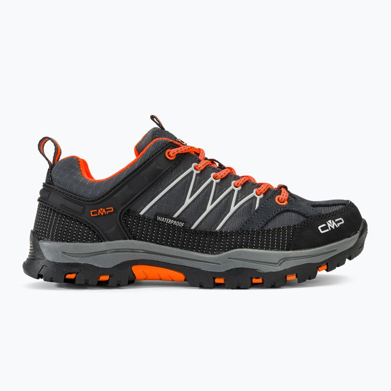 Încălțăminte de trekking pentru copii CMP Rigel Low Wp antracite/flash orange 2