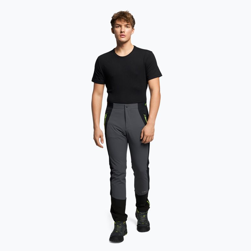 Pantaloni de schi de tură pentru bărbați CMP gri 31T2397/U911 2