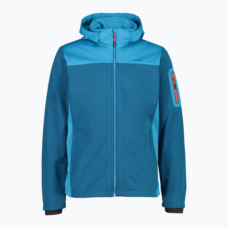 Jachetă softshell pentru bărbați CMP Zip 02ML albastru 39A5027/02ML/48