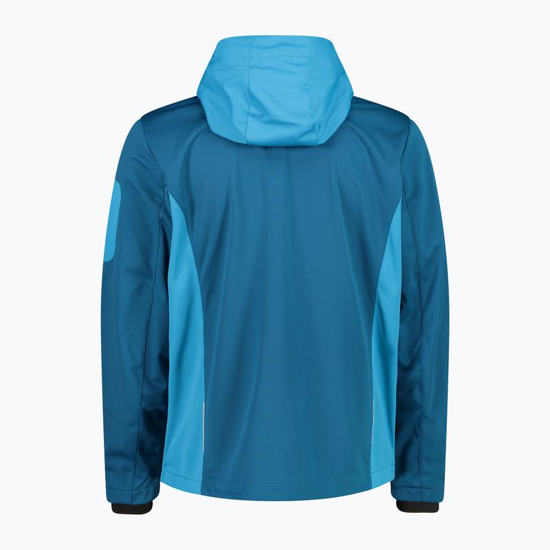 Jachetă softshell pentru bărbați CMP Zip 02ML albastru 39A5027/02ML/48 3