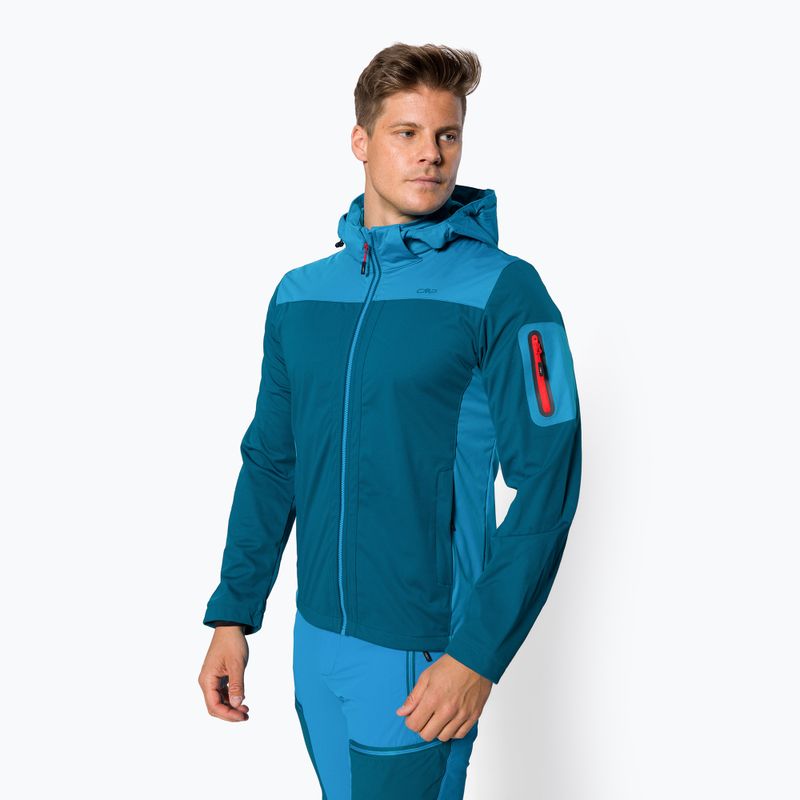 Jachetă softshell pentru bărbați CMP Zip 02ML albastru 39A5027/02ML/48 4