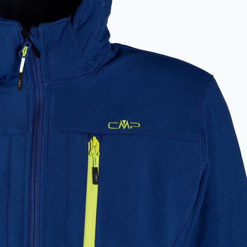 Jachetă bărbătească din sotfshell CMP Zip 03ML albastru 3A01787N/03ML/48 3