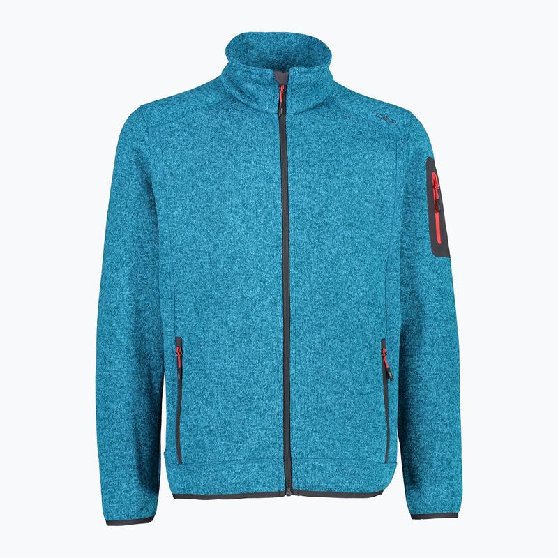 Tricou de bărbați CMP 15ML fleece albastru 3H60747N/15ML/48