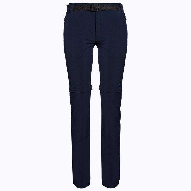 Pantaloni de trekking pentru copii CMP Zip Off 03NL albastru marin 3T51644/03NL/110
