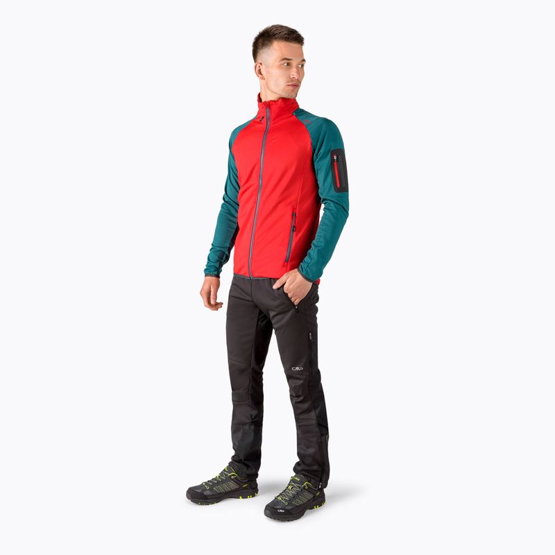 Jachetă softshell pentru bărbați CMP C812 roșu 32G6617/C812/48 2