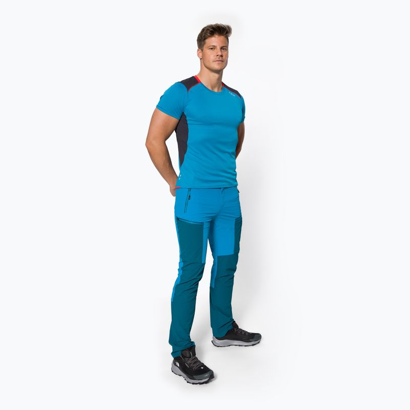 Tricou de trekking pentru bărbați CMP L854 albastru 3C89477T/L854/48 2