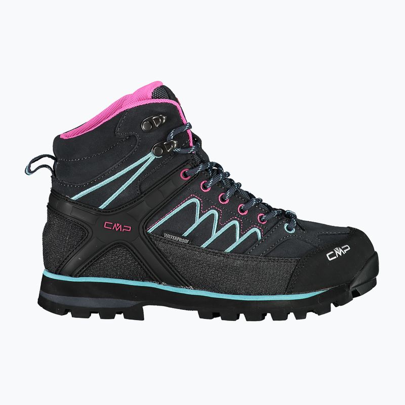 Încălțăminte de trekking pentru femei CMP Moon Mid WP antracite/acqua 9