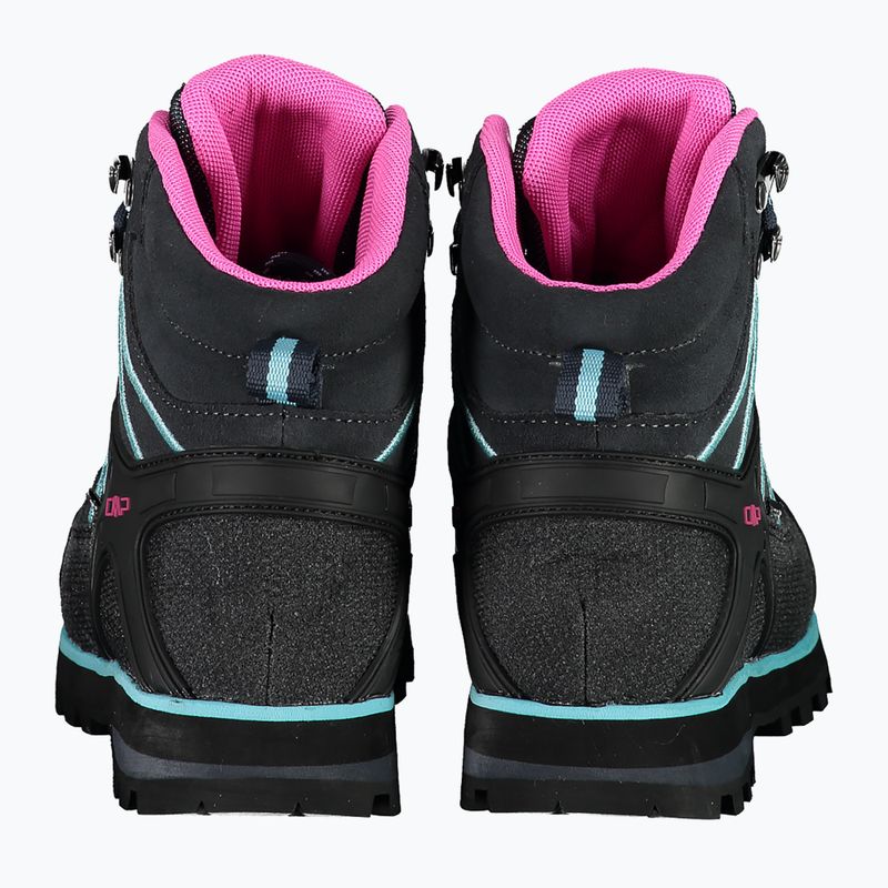 Încălțăminte de trekking pentru femei CMP Moon Mid WP antracite/acqua 11