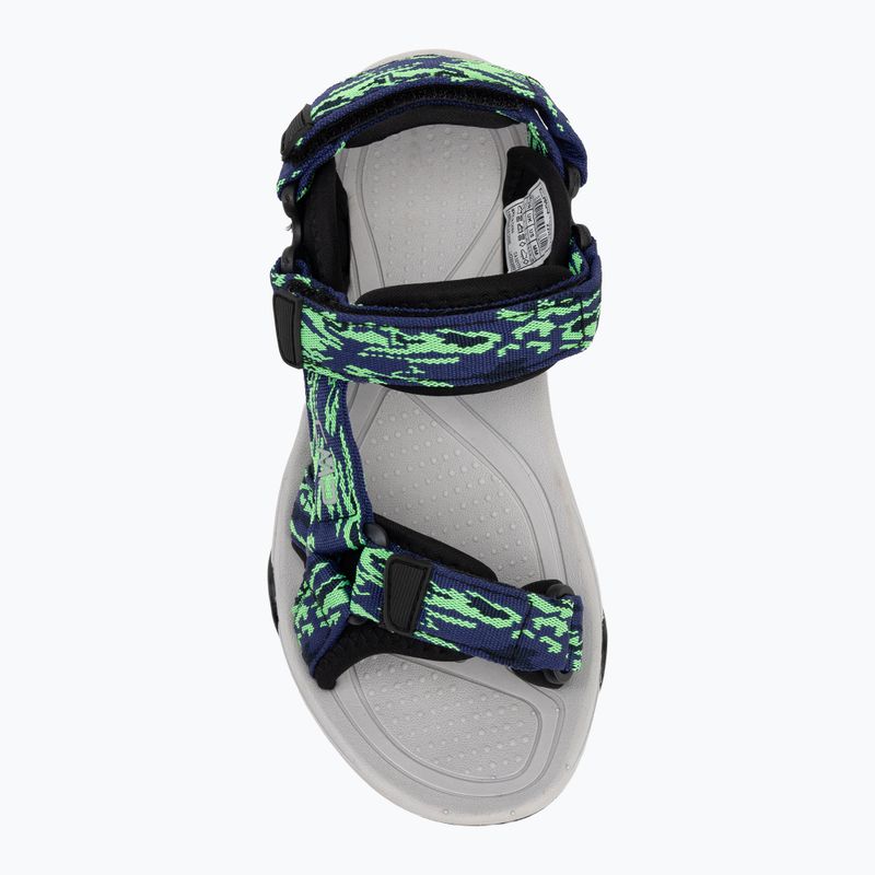 Sandale pentru copii CMP Hamal b.blue/verde fluo 5