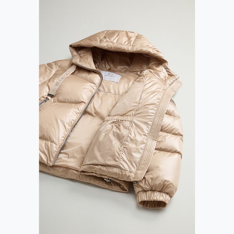 Geacă pentru femei  Woolrich Aliquippa Short Puffer oxford tan 5