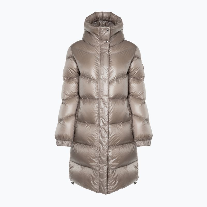 Geacă pentru femei Woolrich Aliquippa Long Puffer light taupe