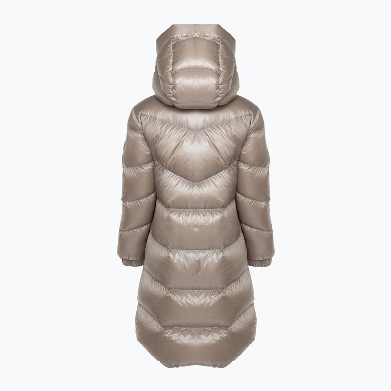 Geacă pentru femei Woolrich Aliquippa Long Puffer light taupe 2