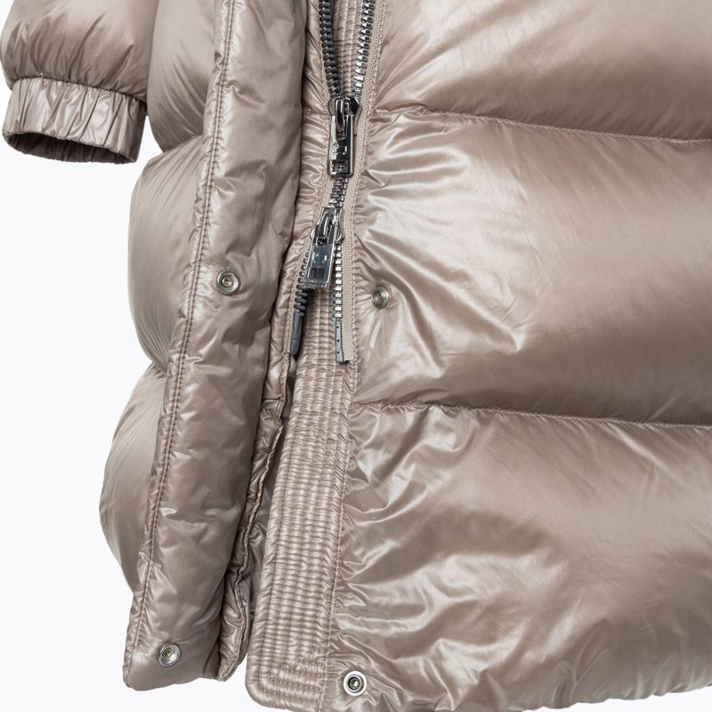 Geacă pentru femei Woolrich Aliquippa Long Puffer light taupe 6