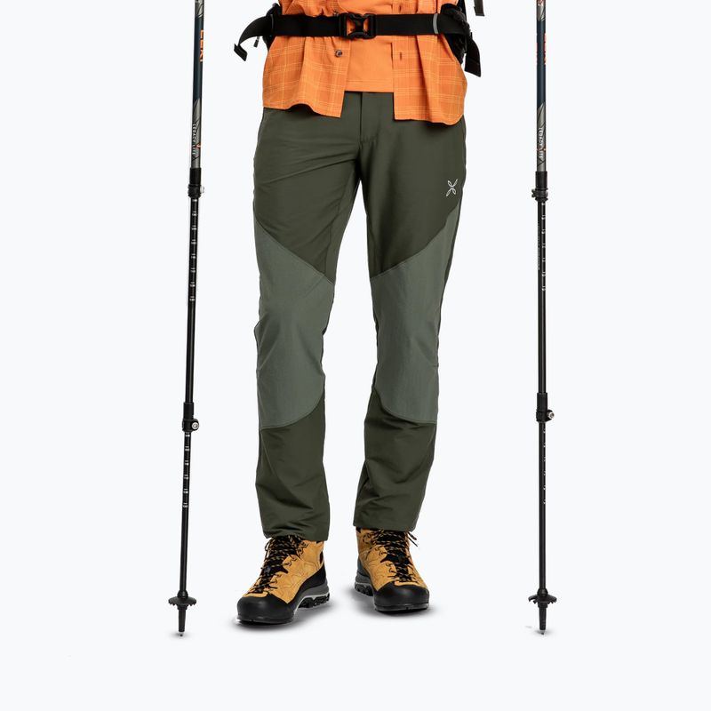 Pantaloni de trekking pentru bărbați Montura Mountain Trek verde salvia