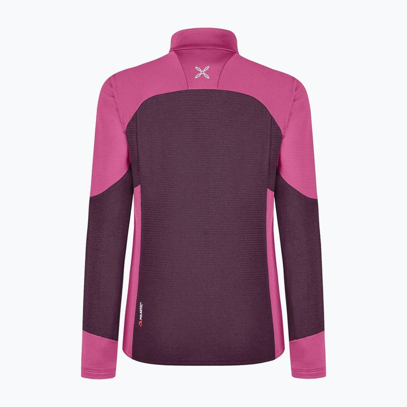 Bluză pentru femei  Montura Rise Maglia vinaccia/baton rouge 2