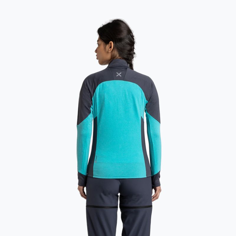 Bluză pentru femei  Montura Rise Maglia turquoise/graphite blue 2
