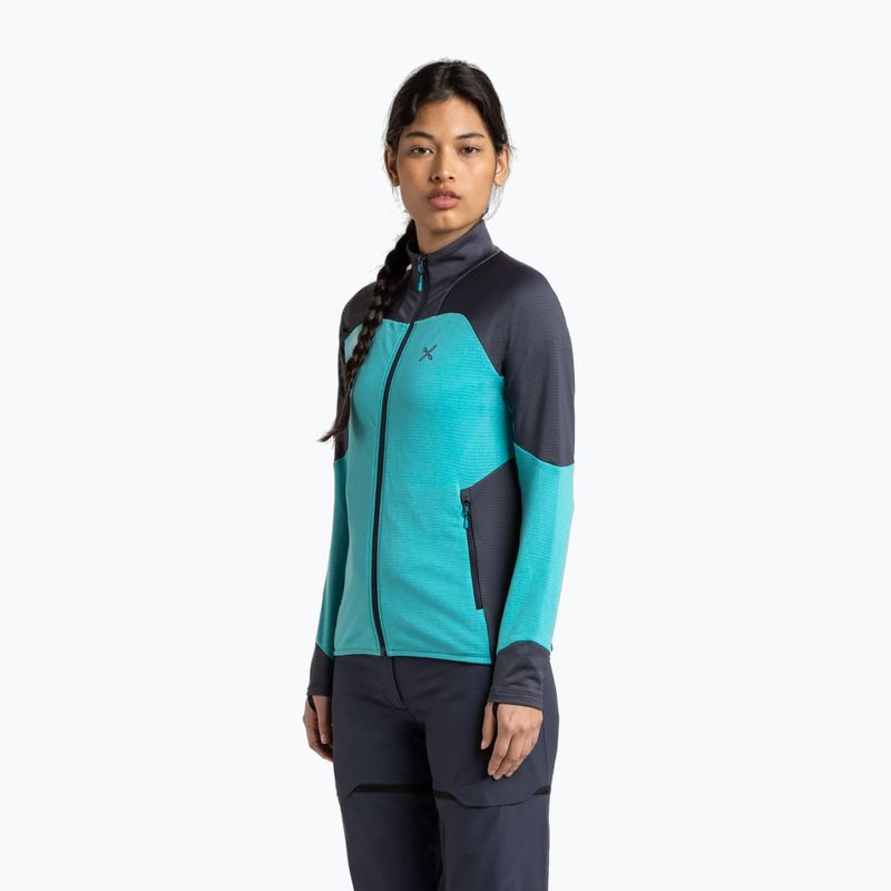 Bluză pentru femei  Montura Rise Maglia turquoise/graphite blue 3