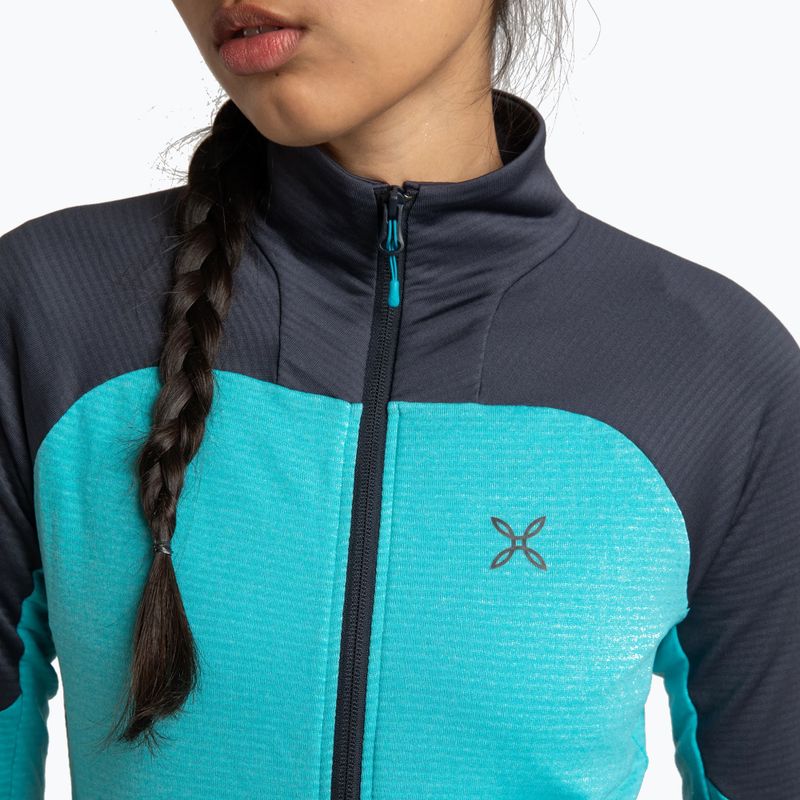 Bluză pentru femei  Montura Rise Maglia turquoise/graphite blue 4