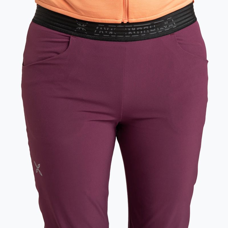 Pantaloni de trekking pentru femei Montura Rise vinaccia/baton rouge 4