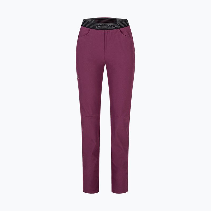 Pantaloni de trekking pentru femei Montura Rise vinaccia/baton rouge 7