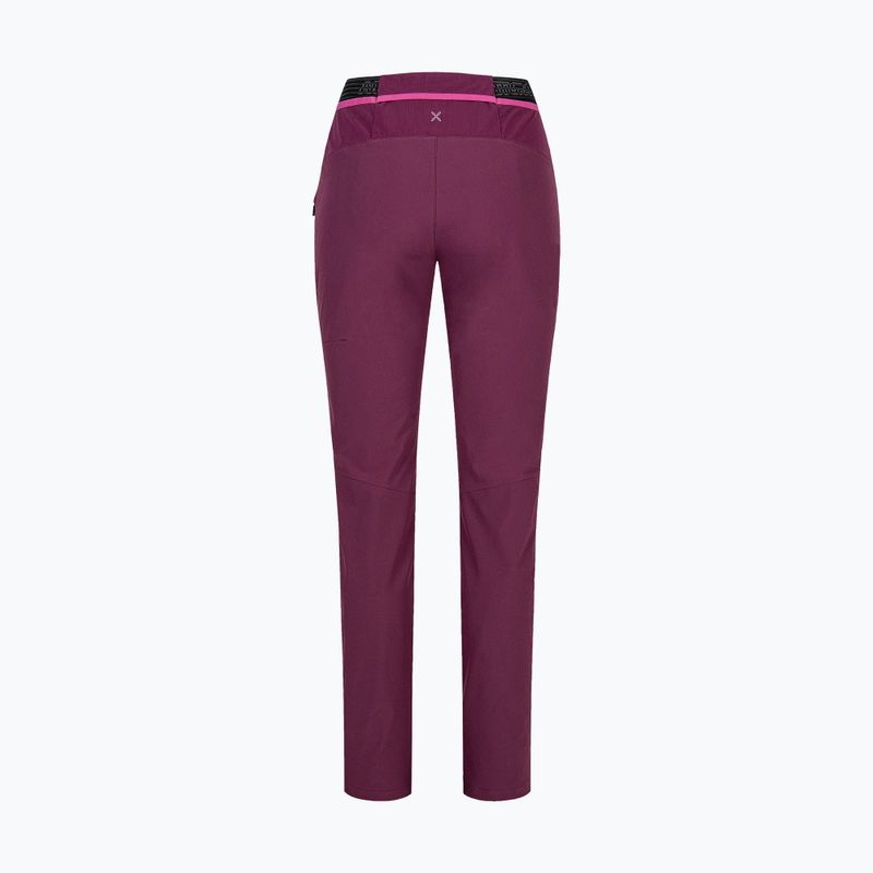 Pantaloni de trekking pentru femei Montura Rise vinaccia/baton rouge 8