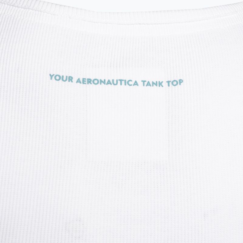 Tank top pentru femei Aeronautica Militare Sport optical white 4