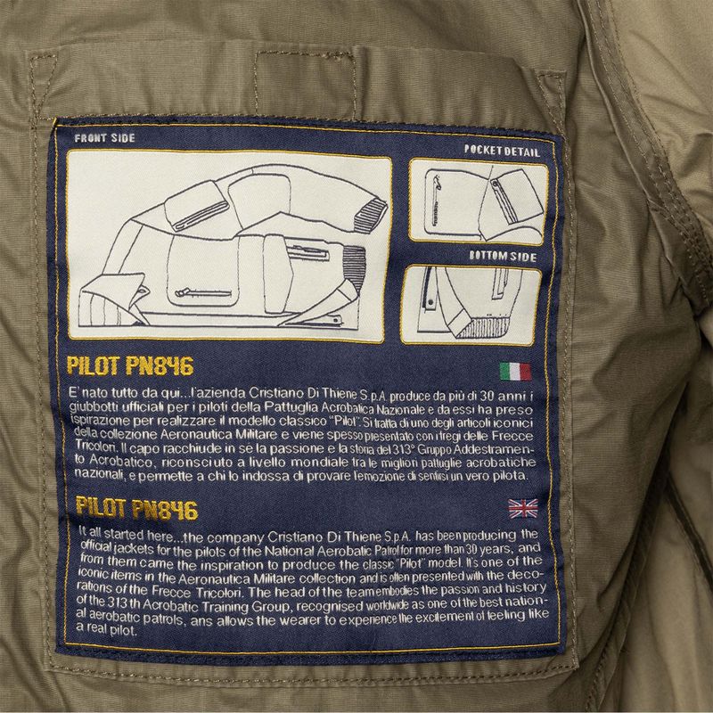 Jachetă pentru bărbați Aeronautica Militare Heritage green 12