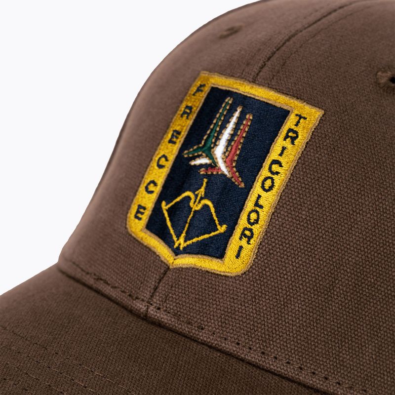 Șapcă pentru bărbați Aeronautica Militare Frecce Tricolori Patch dark brown
