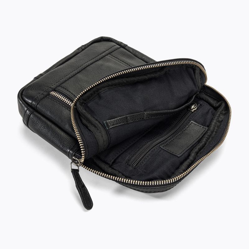 Borsetă pentru bărbați Aeronautica Militare Leather Shoulder black 4