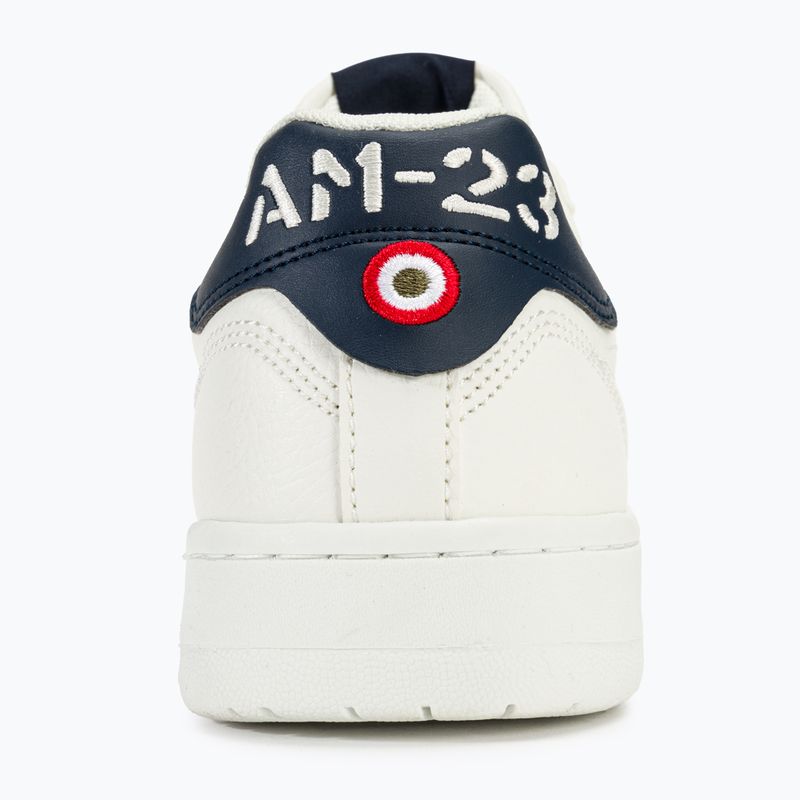 Încălțăminte pentru bărbați Aeronautica Militare Eco Leather With Eagle off white 6